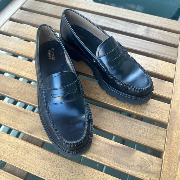 G.H. Bass & Co. Black Leather Loafers - Picture 7 of 12